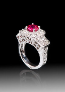 ruby diamond ring